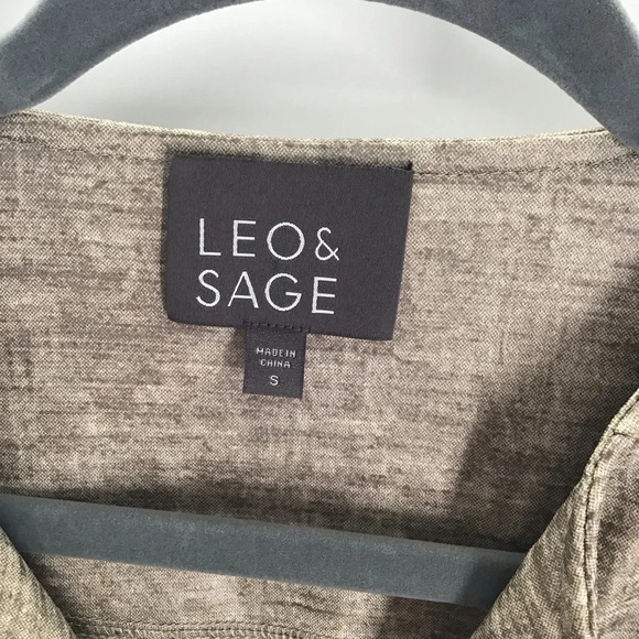 Leo & Sage Moto Style Casual Zip Jacket - Picture 4 of 8